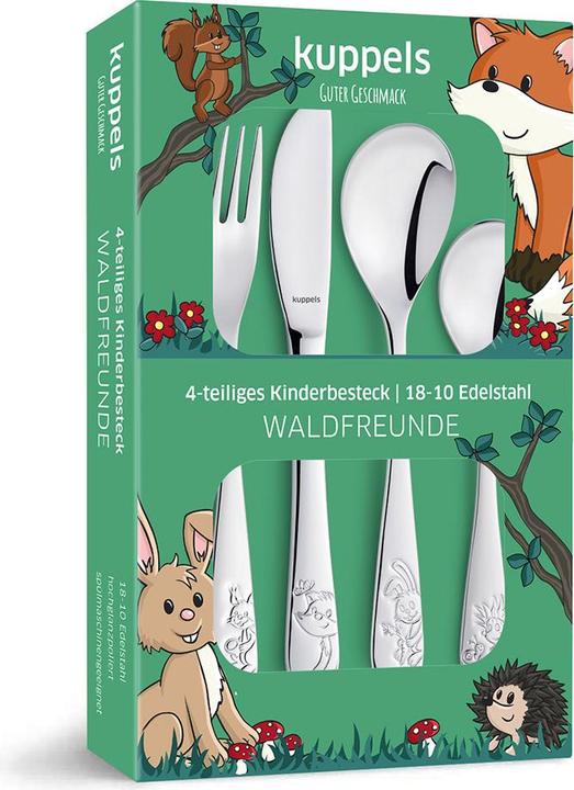 Actual product image Kuppels Forest friends children's cutlery set