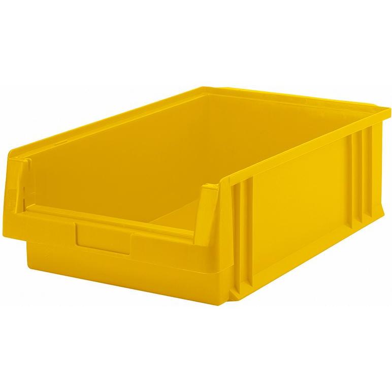LA-KA-PE, Lagerbehälter, Sichtlagerkasten PLK L500xB315xH150mm PP gelb