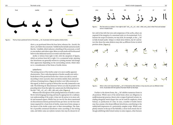 Actual product image Arabic Typography (English, Borna Izadpanah, Emanuela Conidi, Onur Yazıcıgil, Robert Bringhurst, Titus Nemeth, 2022)