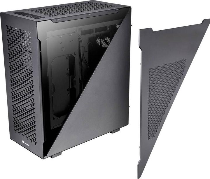 Actual product image Thermaltake Divider 500 TG Air Black (ATX)