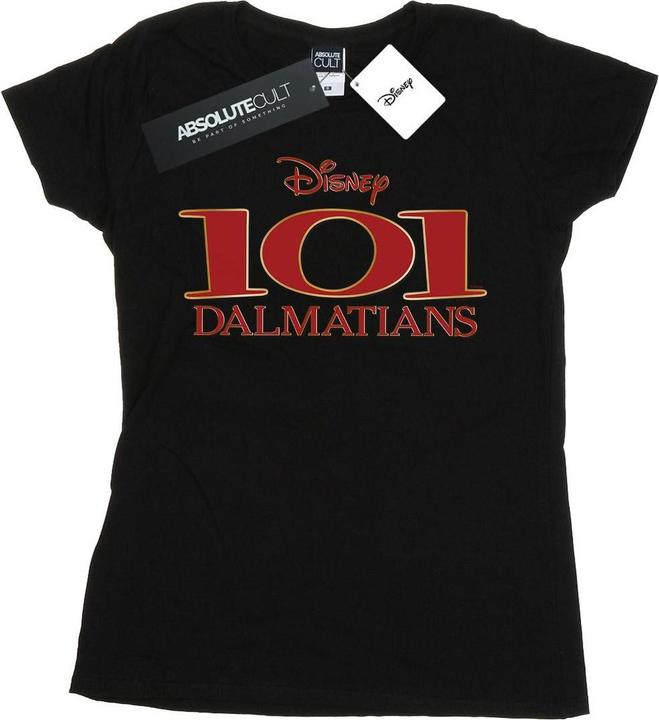 Actual product image Disney Womens/Ladies 101 Dalmatians Logo Cotton T-Shirt (S)