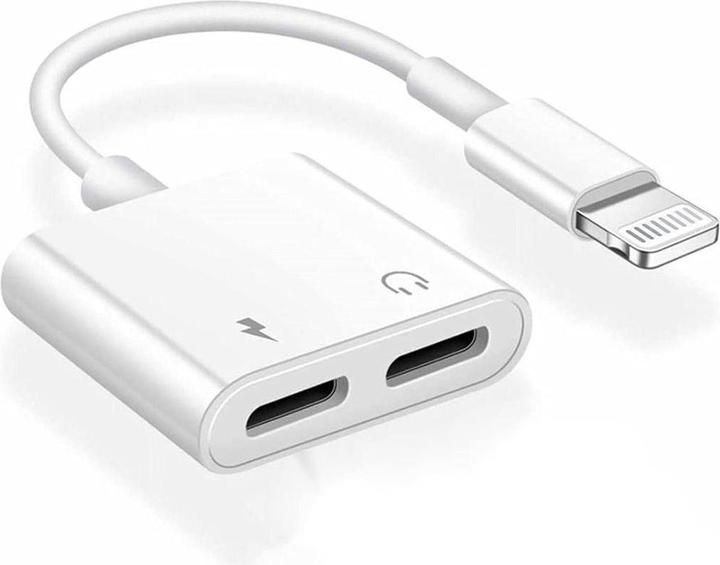 Produktbild SIGN Adapter Lightning to Double Lightning, 5V, 2A, 10cm - Charge and Listen