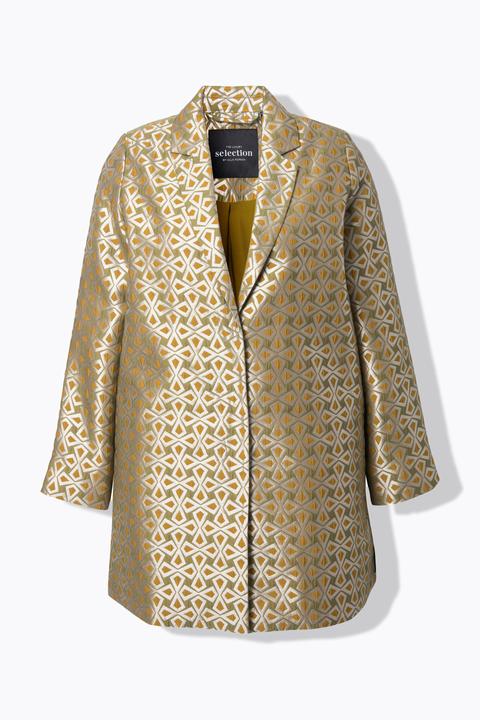 Actual product image Ulla Popken Geometric Jacquard Jacket (58)