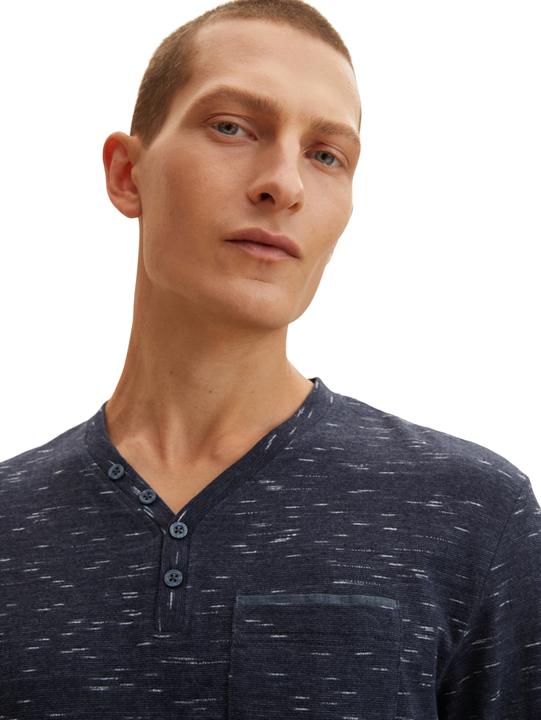 Actual product image Tom Tailor Longsleeve Langarmshirt mit Henleyausschnitt (S)