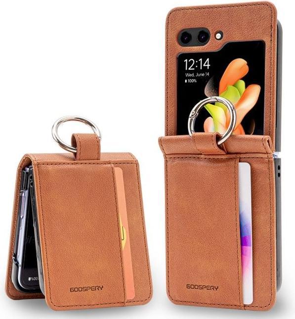 Image du produit Basic Diary Sam Z Flip6 F741 jasnobrązowy/light brown (Samsung Galaxy Z Flip6)