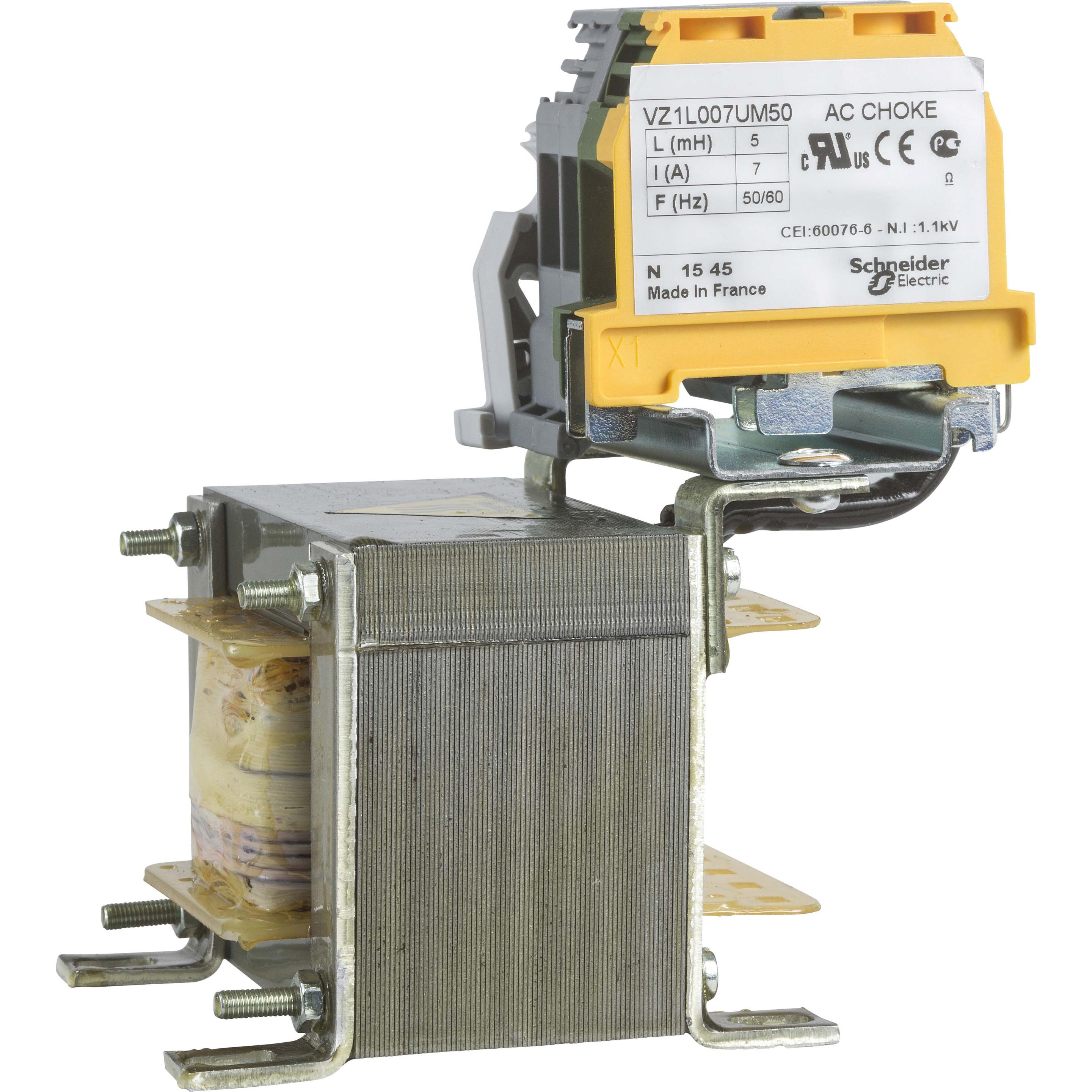 Schneider Electric SE VZ1L007UM50 Netzdrossel 5mH 7A 1-phasig 20 W f, Automatisierung