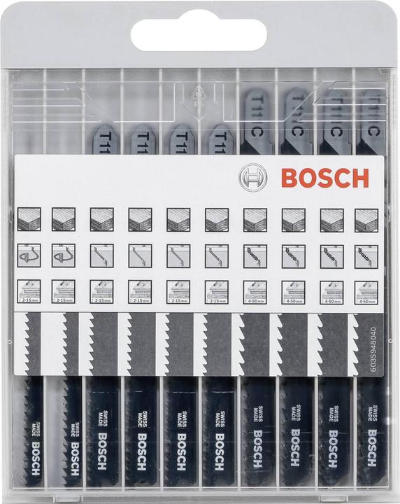Image du produit Bosch Professional Zubehör Basic for Wood Set 10 pieces