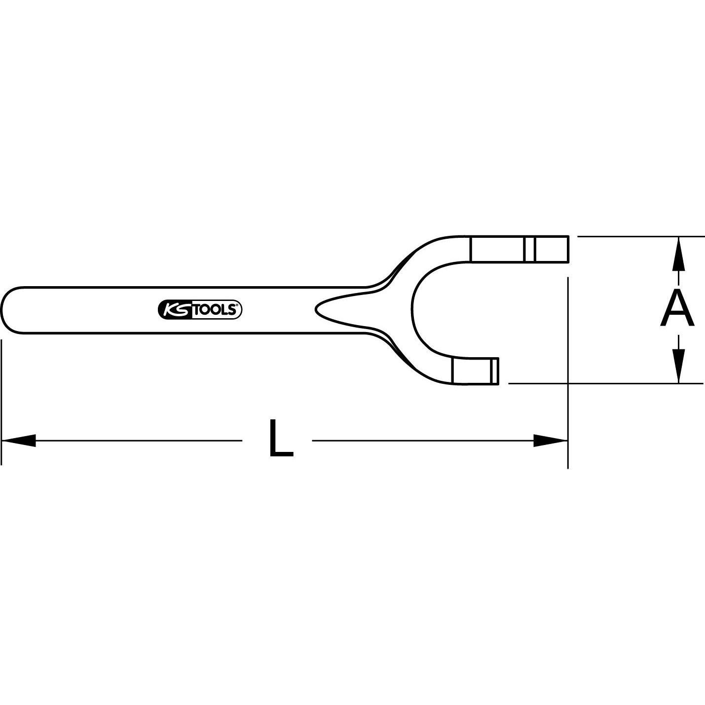Thumbnail - KS Tools, Schraubenschlüssel, BRONZEplus Handradschlüssel Ø 36x60 mm (60 mm)