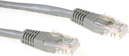 Actual product image ACT Grey 2 meter U/UTP CAT6 patch cable with RJ45 connectors CAT6 U/UTP GREY 2.00M (U/UTP, CAT6, 2 m)