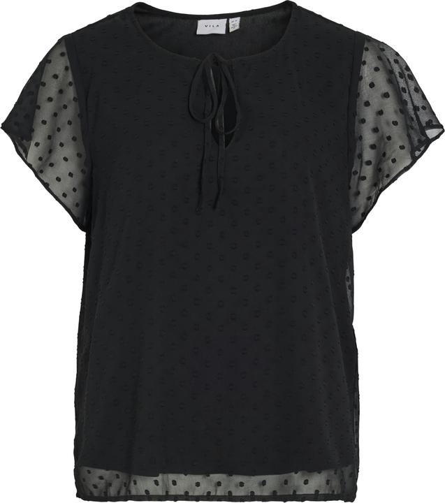 Actual product image Vila Dotted top with short sleeves (36)
