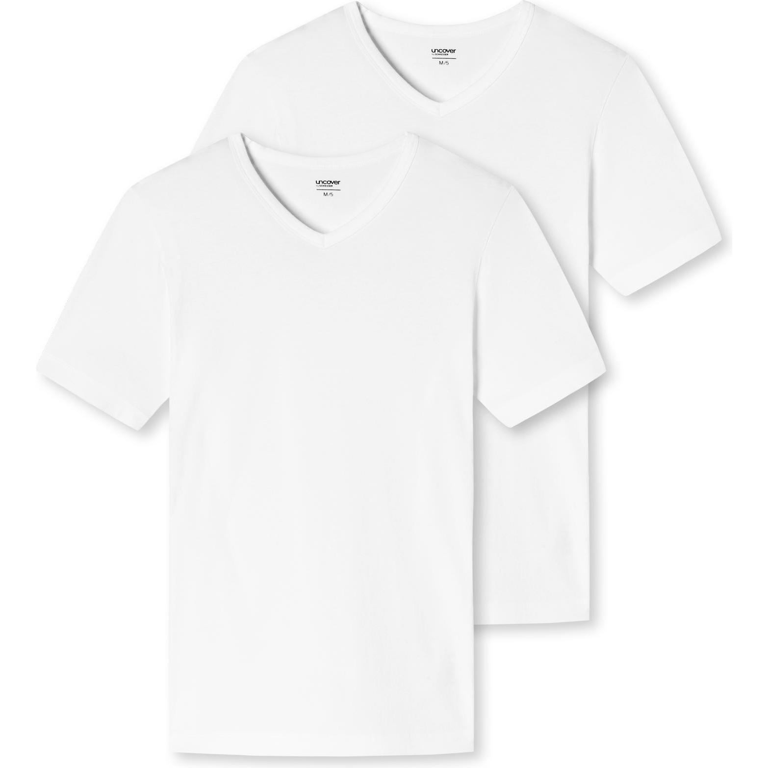 Uncover by Schiesser, Herren, Shirt, T-Shirt Casual Bequem sitzend, Weiss, (M)