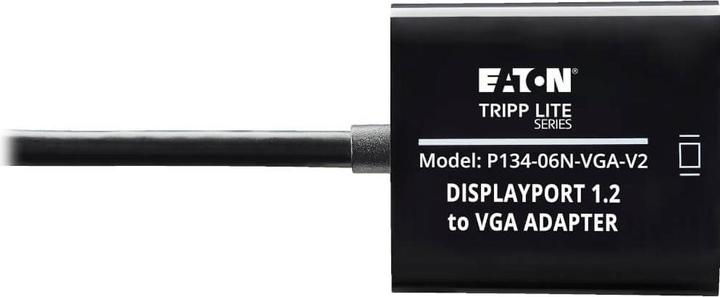 Actual product image Eaton DisplayPort to VGA Active Adapter Video Converter DP ver 1.2 M/F 6inch 15.24cm (VGA, 4.19 cm)