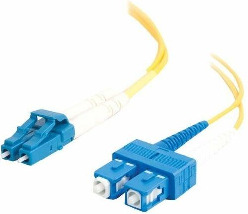 Actual product image C2G LC-SC 9/125 OS1 Duplex Singlemode PVC Fiber Optic Cable (LSZH) (5 m)