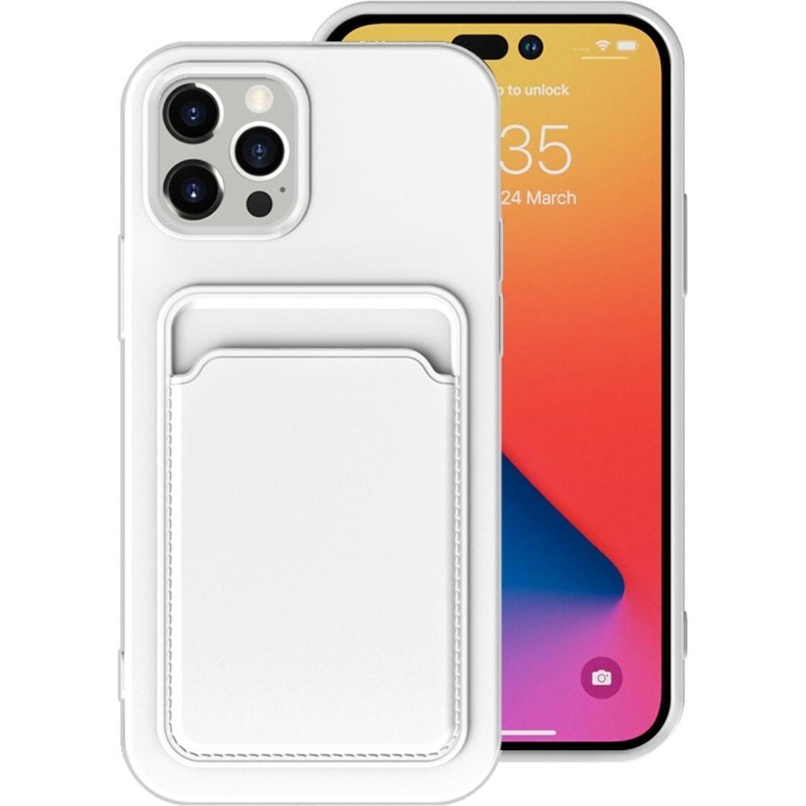 König Design Hülle Handy Schutz für Apple iPhone 14 Serie Case Cover Bumper Kartenfach Etuis (Apple iPhone 14 Pro), Smar...