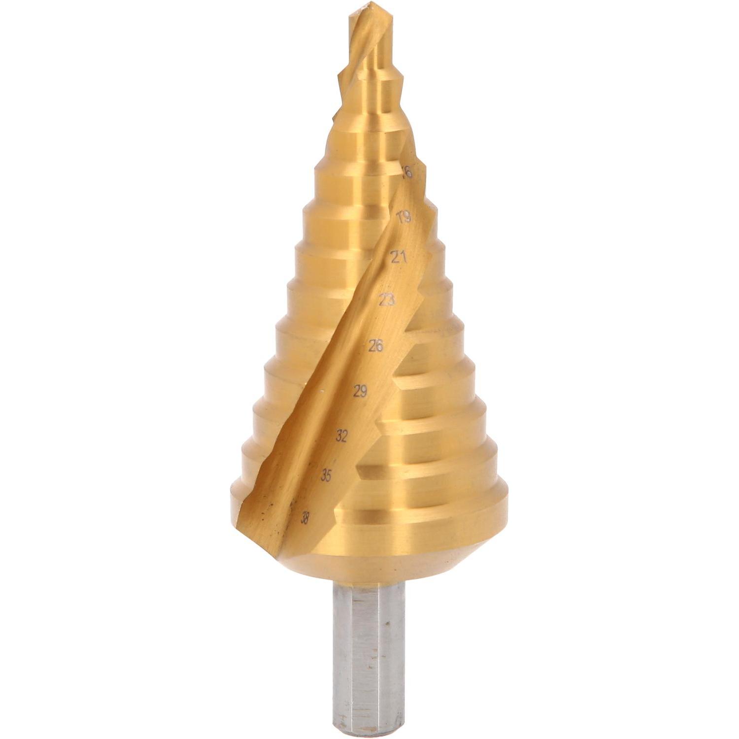 Thumbnail - KS Tools, Bohrereinsatz, HSS-TiN Stufenbohrer (38 Millimeter)