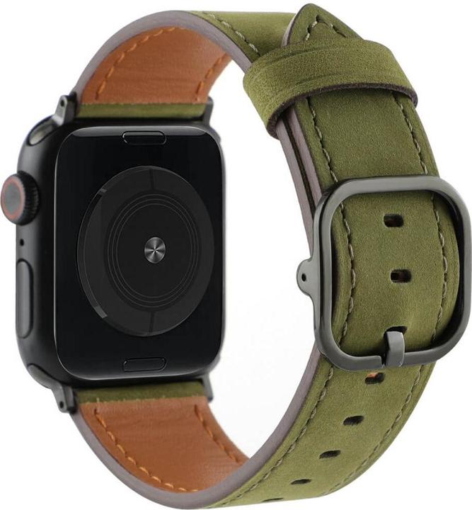 Produktbild Cover-Discount Apple Watch 44/45/46/49mm - Ersatzband Armband Leder (Leder)