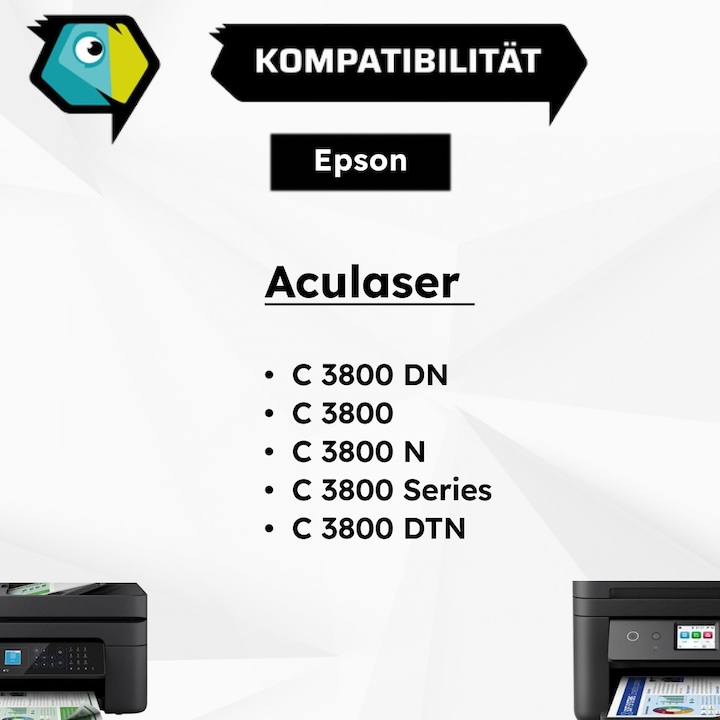 Produktbild Inkadoo Toner kompatibel zu Epson C13S051124 / 1124 Toner, gelb Gelb (Y)