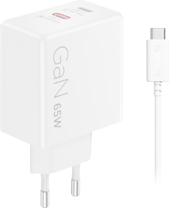 Actual product image Lenovo Dual USB-C 65W GaN Charger (65 W)