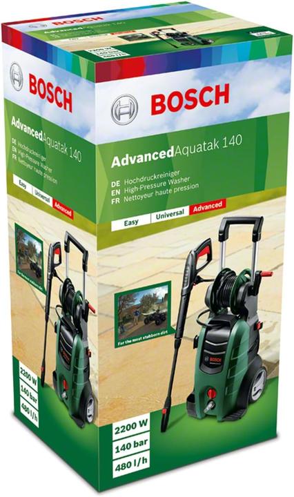Image du produit Bosch Home & Garden AdvancedAquatak 140 nettoyeur haute pression 140 bar eau chaude (Fonctionnement sur secteur)