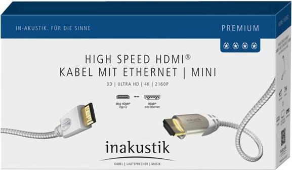 Image du produit Inakustik HDMI (Typ A) — mini HDMI (Typ C) (3 m)