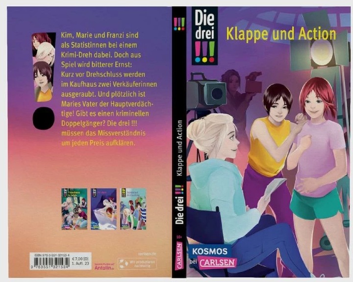 Produktbild Die drei DREI AUSRUFEZEICHEN (54) Klappe und Action (Deutsch, Mira Sol, 2023)