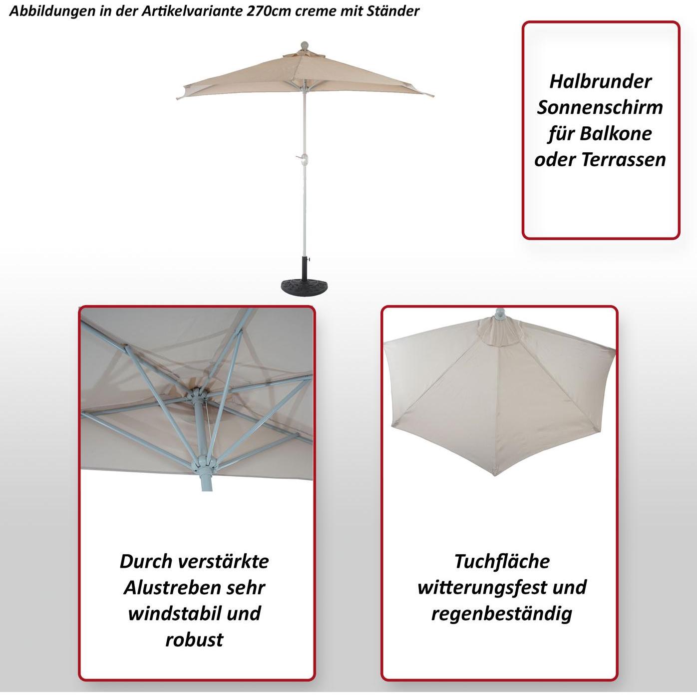 MCW, Sonnenschirm, Lorca-270 (2.60 m)
