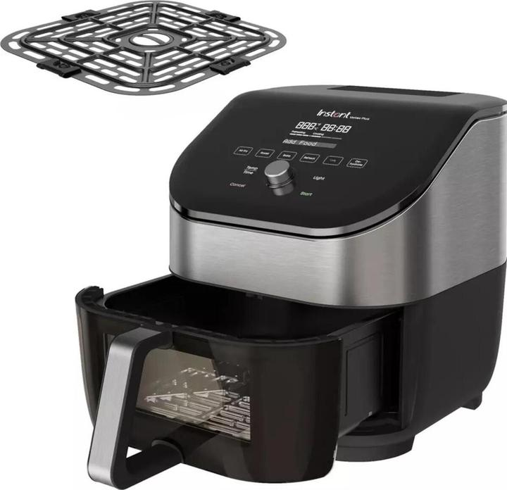 Actual product image Instant Pot Vortex Plus ClearCook OdourErase RVS 5.7 litre (6 Qt) 6-in-1 airfryer frituren roosteren grillen bak