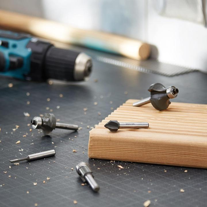 Actual product image Ryobi Milling cutter set 5 pieces, 5132003828