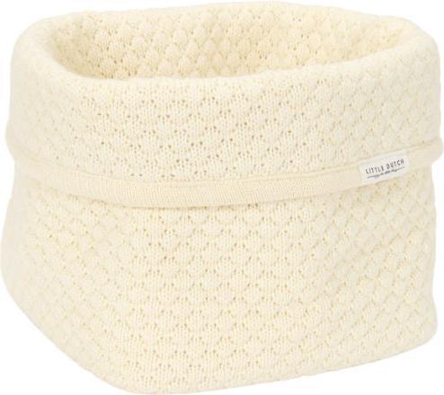 Little Dutch Aufgewahrungsbox gestrickt klein Pure Soft White
