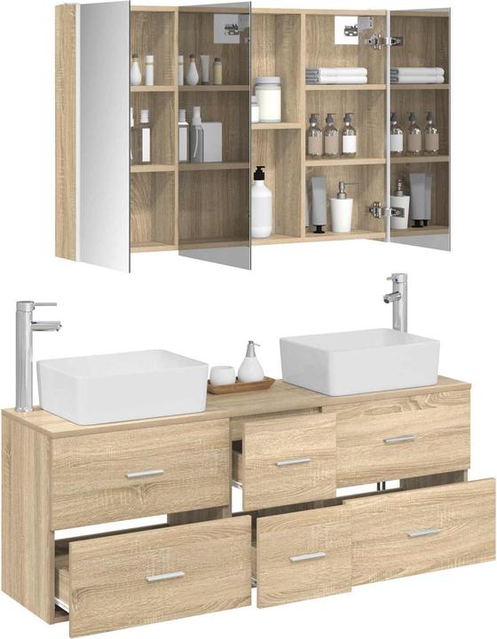 Produktbild vidaXL Badezimmerschrank (15.50 x 103.50 x 70 cm)