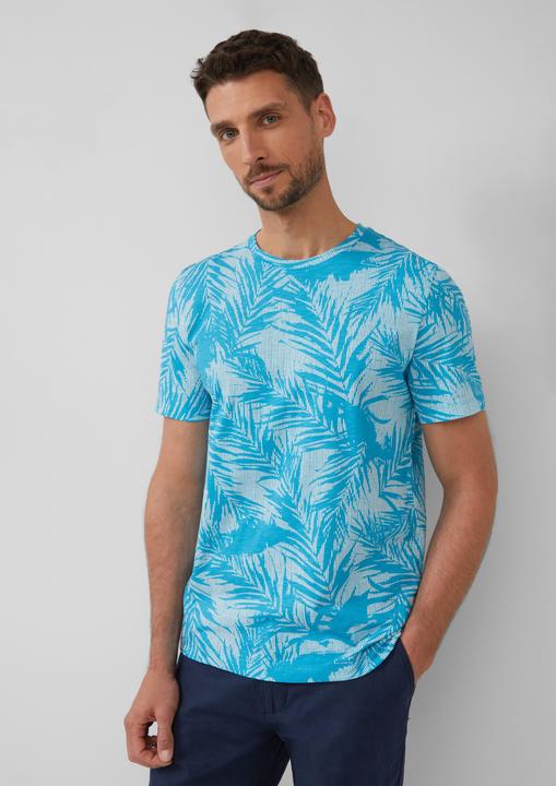 Produktbild S.Oliver T-Shirt T-Shirt mit Crew Neck und All-over-Print (XL)