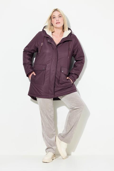 Produktbild Ulla Popken HYPRAR Funktions-Steppjacke, wasserdicht, Teddyfleece (46, 48)