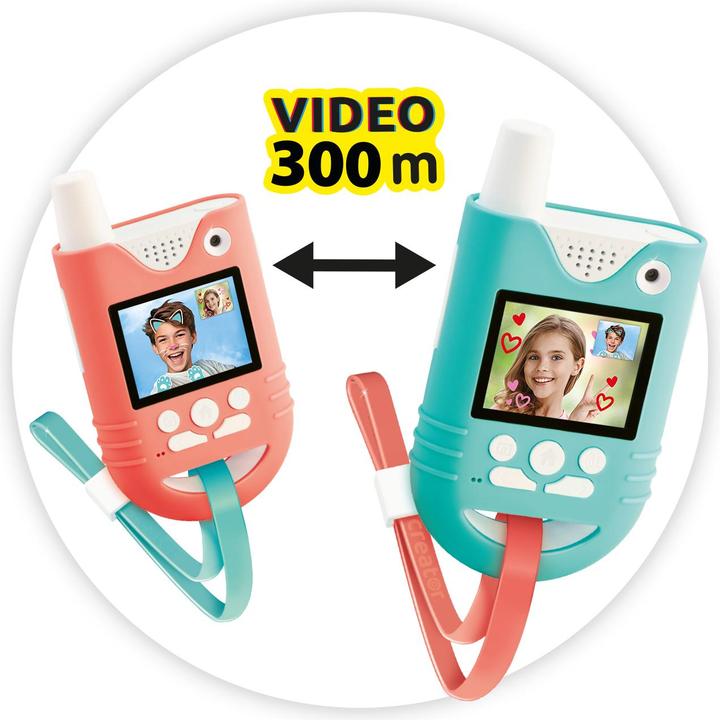 Immagine prodotto Canal Toys Video Walkie Talkies – Kinder Walkie Talkies mit Kamera & Bildschirm – 100 m Reichweite – (0.30 km)