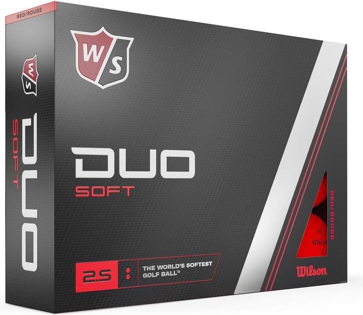 Actual product image Wilson Staff DUO SOFT red
