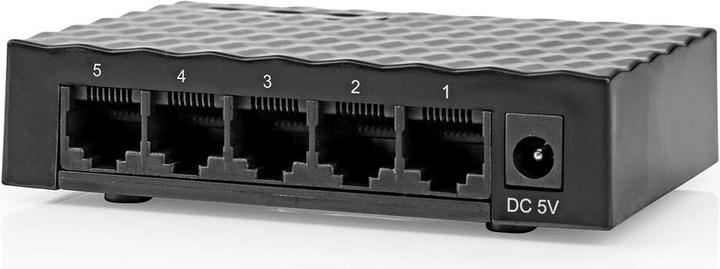 Image du produit Nedis Commutateur réseau | Vitesse filaire : Gigabit | Nombre de ports Ethernet : 5 (5 ports)