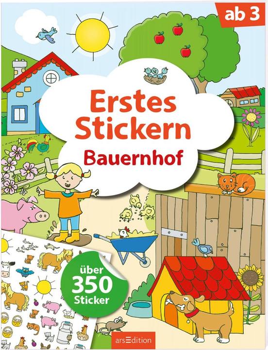 Erstes Stickern Bauernhof (Deutsch, Sandra Schmidt, 2017)