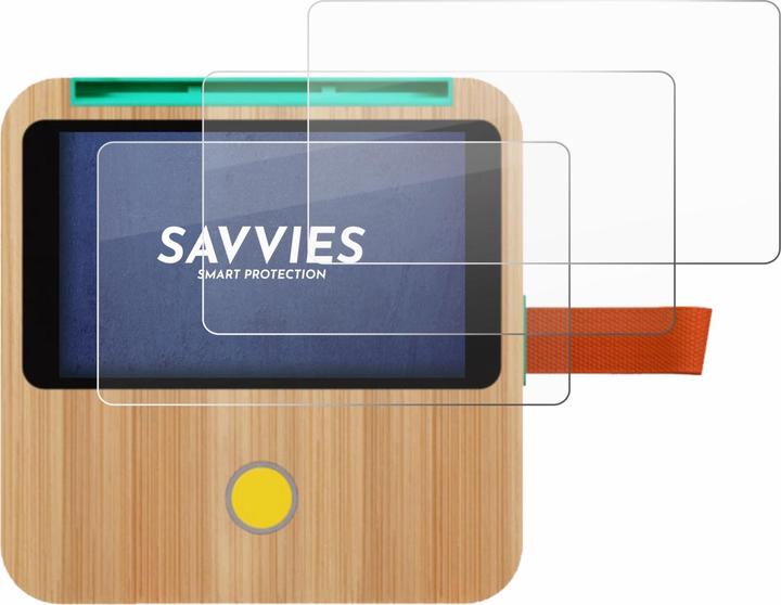 Produktbild Savvies Panzer Schutzglas für tigerbox Touch/ Touch Plus Schutzfolie Displayschutz Display Schutz Glas