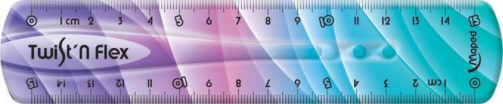 Image du produit Maped Règle plate Twist'n Flex DECOR, 150 mm, incassable (15 cm, Matières plastiques)