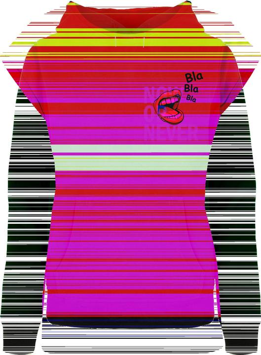 Produktbild Merchcode Ladies Bla Bla Bla Comic Extended Shoulder Tee - 112883 (L)