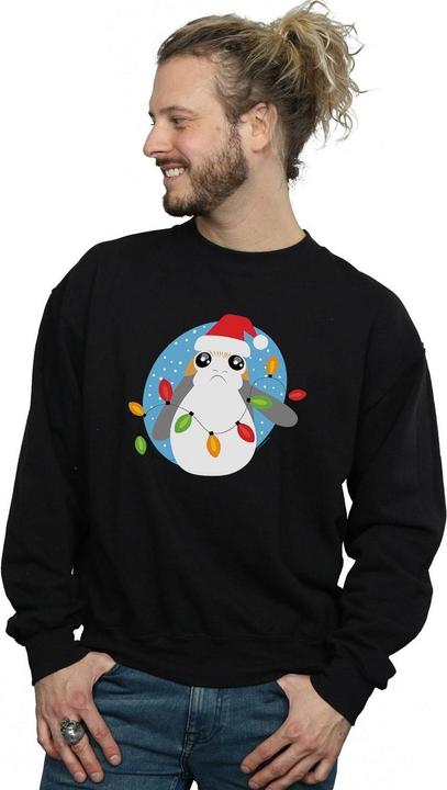 Produktbild Star Wars The Last Jedi Porg Christmas Lights Sweatshirt (3XL)