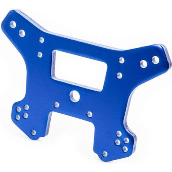 Traxxas ponte dell'ammortizzatore anteriore in alluminio 6061-t6 anodizzato blu