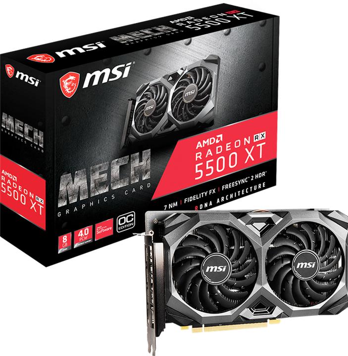 Produktbild MSI Radeon RX 5500 XT MECH 8G OC (8 GB)