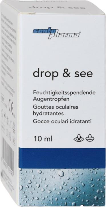 Actual product image Contopharm Drop und See (Saline solution Lens solution)