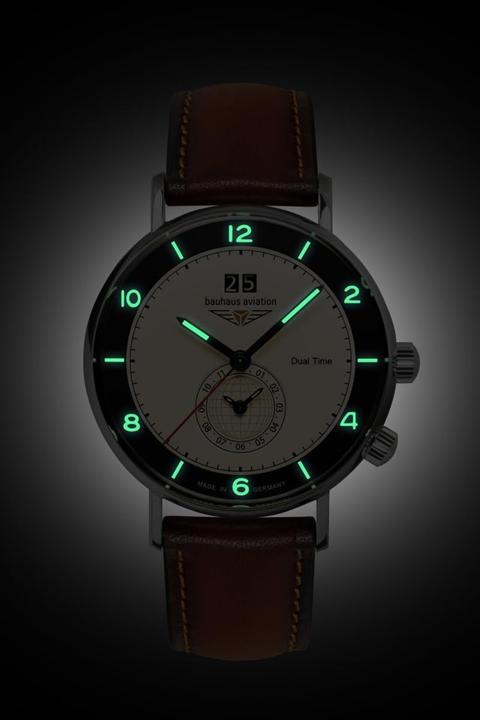 Actual product image Uhr Aviation Vintage Pilot 24462 41 mm (Analogue wristwatch, Pilot watch, 41 mm)