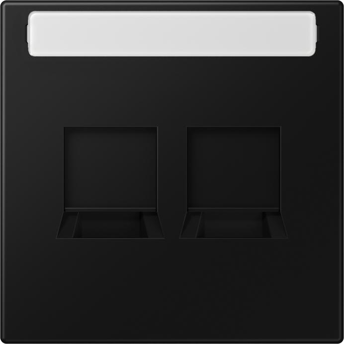 Actual product image JUNG Support ring Mod-Jack 2f LS sw glz Clampingf LS1969-2NAWESWM