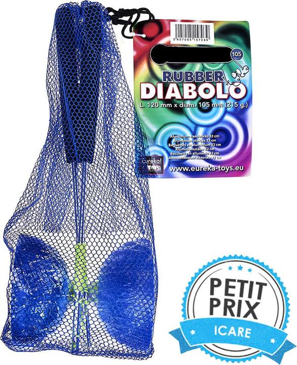 Produktbild Eureka! Rubber Diabolo met Aluminium Stokken - Donkergroen