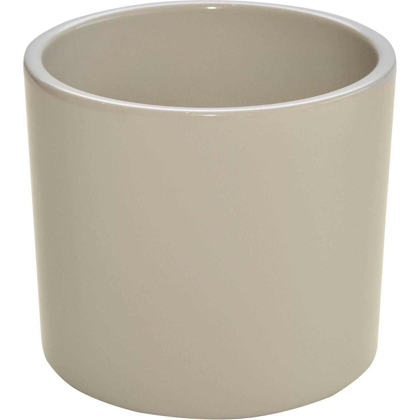 Domoletti, Vaso da fiori, Ceramic pot, WALEC STRUCTUR, Ø 23 cm, beige
