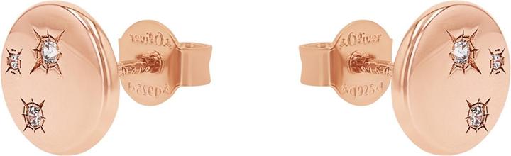 Actual product image S.Oliver Ear jewellery for ladies, 925 sterling silver, cubic zirconia synth. (Silver 925)