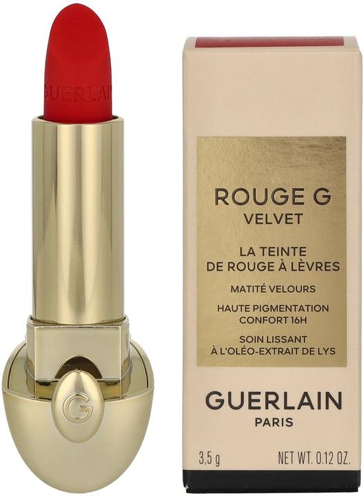 Actual product image Guerlain Rouge G Velvet 24 Lips Refill 510 (510 Le Rouge Vibrant)