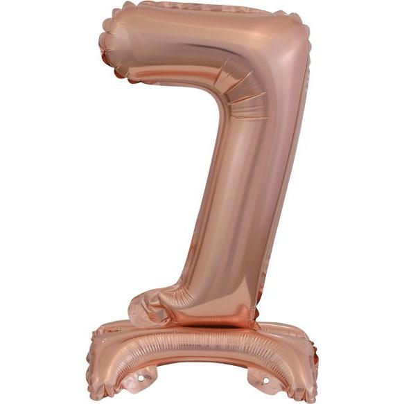 Amscan Folienballon Mini Zahl 7 rose
